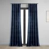 Navy Textured Dupioni Silk Curtain -Chic Curtains Shop 1 1471c85b 9f58 4ad3 84a3 076524251d28