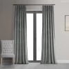 Silver Grey French Pleat Signature Velvet Blackout Curtain -Chic Curtains Shop 1 3b7cf345 970e 406f 92bc e779a86b59f6