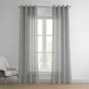 Paris Greige Grommet Textured Faux Linen Sheer Curtain -Chic Curtains Shop 1 55afc012 8206 480e 889c 063ceb2e3740