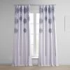 Karachi Navy Printed Faux Linen Room Darkening Curtain -Chic Curtains Shop 1 58a6ca6e da4a 422c bf15 f7eff62a0502