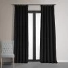 Deep Cerulean Signature Velvet Room Darkening Curtain Pair (2 Panels) -Chic Curtains Shop 1 7c542701 391c 493c b88f 1c592bc3c483