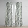 Palms Green Printed Faux Linen Room Darkening Curtain 1 Palms Green Printed Faux Linen Room Darkening Curtain -Chic Curtains Shop 1 9302ff6e 39a5 4643 a909 41be9a752534