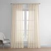 Cotton Seed Textured Faux Linen Sheer Curtain -Chic Curtains Shop 1 abc95ff2 a60e 4f8f aaf1 583077d820c2