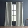 Oyster Textured Faux Linen Room Darkening Curtain -Chic Curtains Shop 1 c5605871 6c13 470d 8853 5a41a1fb7143