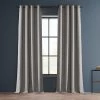 Clay Grommet Textured Faux Linen Room Darkening Curtain 1 Clay Grommet Textured Faux Linen Room Darkening Curtain -Chic Curtains Shop 1 efba541d 84b3 4952 a8a5 ee5bd5c53297