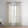 Natural Open Weave Linen Blend Sheer Curtain -Chic Curtains Shop 1 f0e55b0b cbf8 40ca 93a6 d5dc8cacc101