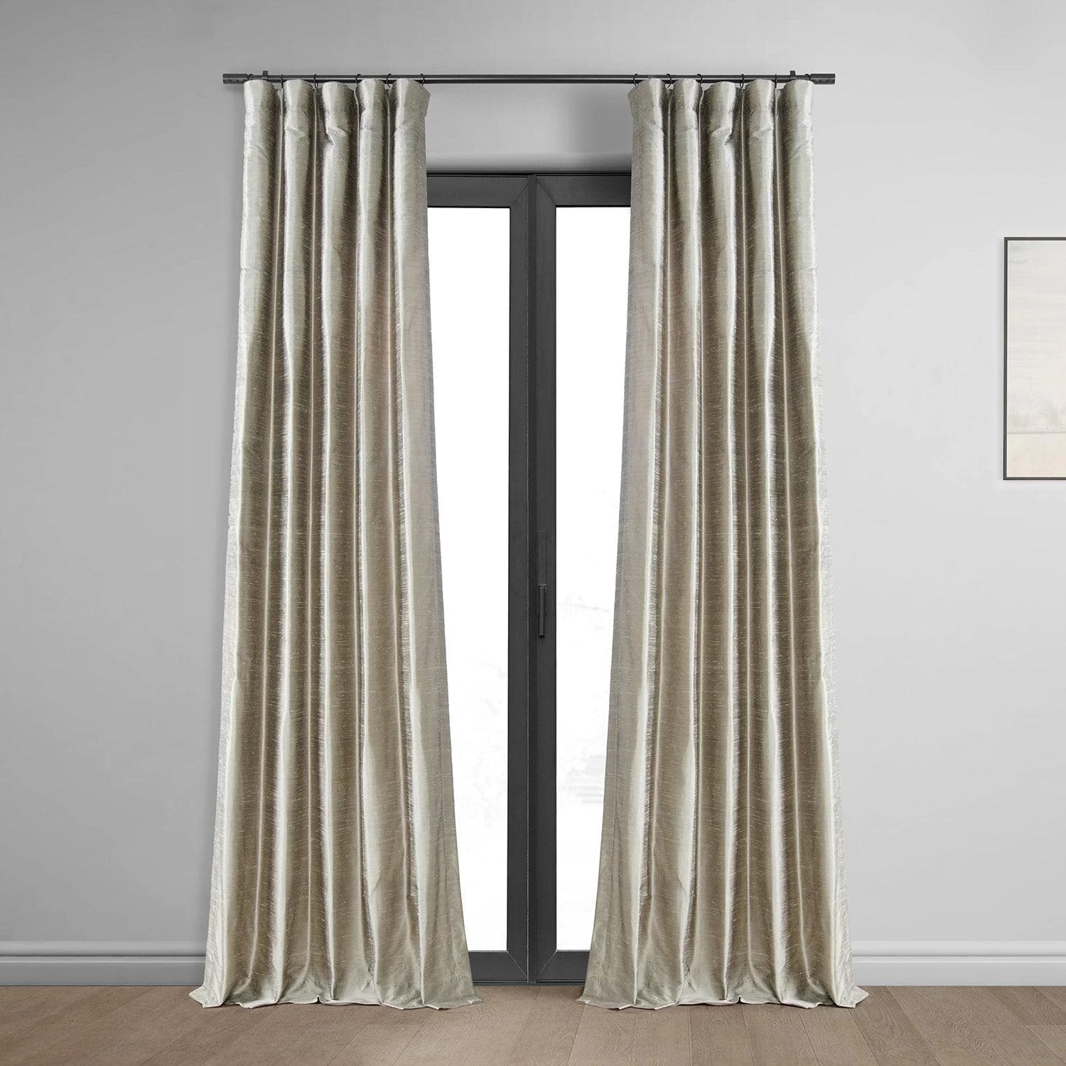 Cashmere Textured Dupioni Silk Curtain 3 Cashmere Textured Dupioni Silk Curtain