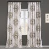 Kerala Gold Printed Cotton Curtain 2 Kerala Gold Printed Cotton Curtain -Chic Curtains Shop 2AA
