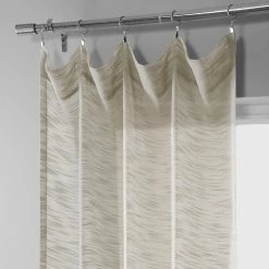 Natural Open Weave Linen Blend Sheer Curtain -Chic Curtains Shop 2 26316b19 e467 4267 9cf6 15d7b22eb23d