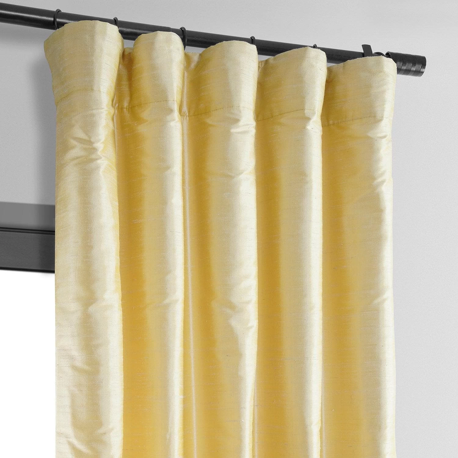 Sunlit Meadow Textured Dupioni Silk Curtain 4 Sunlit Meadow Textured Dupioni Silk Curtain - Image 2