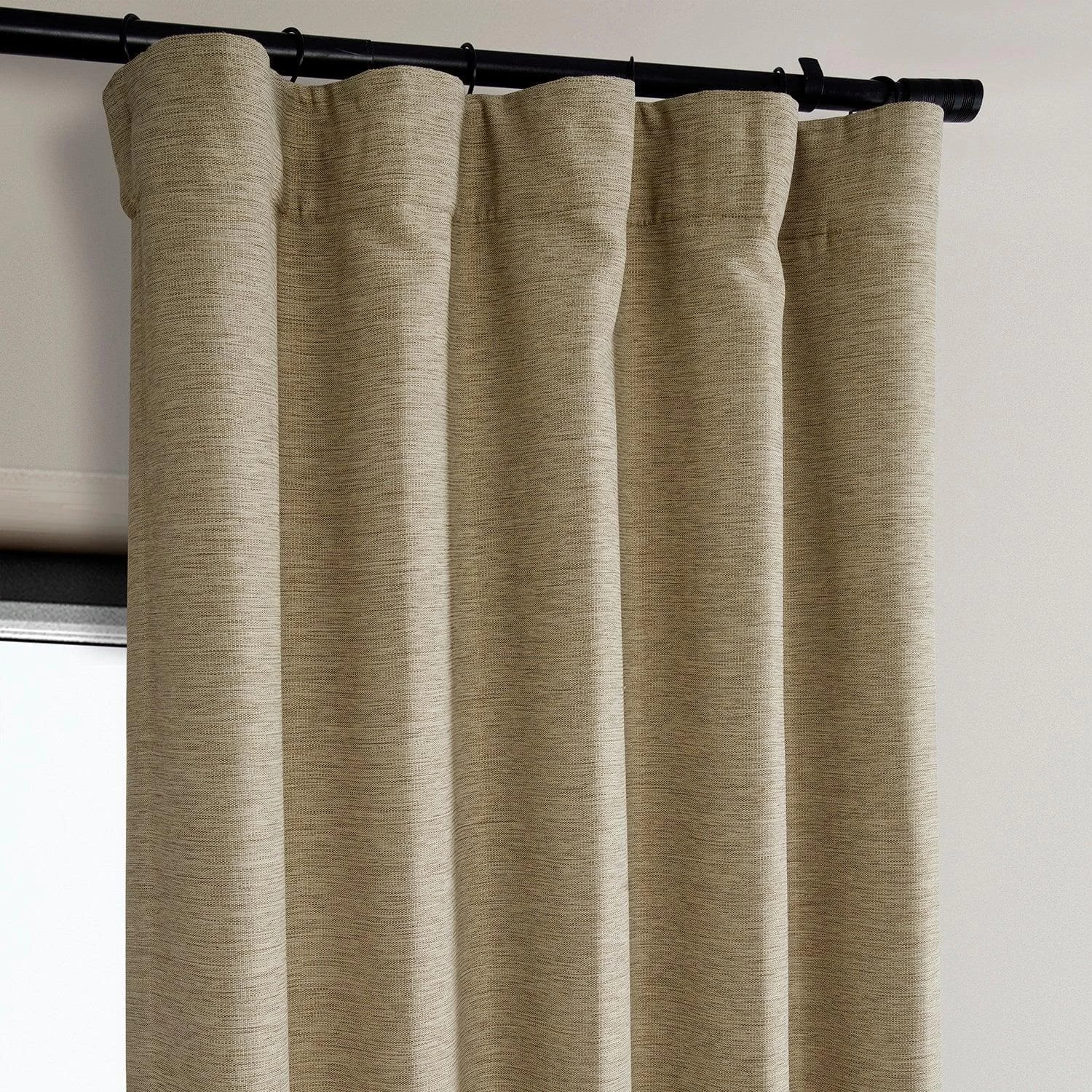 Ginger Textured Bellino Room Darkening Curtain 4 Ginger Textured Bellino Room Darkening Curtain - Image 2