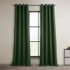Key Green Grommet Textured Faux Linen Room Darkening Curtain -Chic Curtains Shop 39A 836060c5 75e2 4fe1 ac87 de88c4ea978d