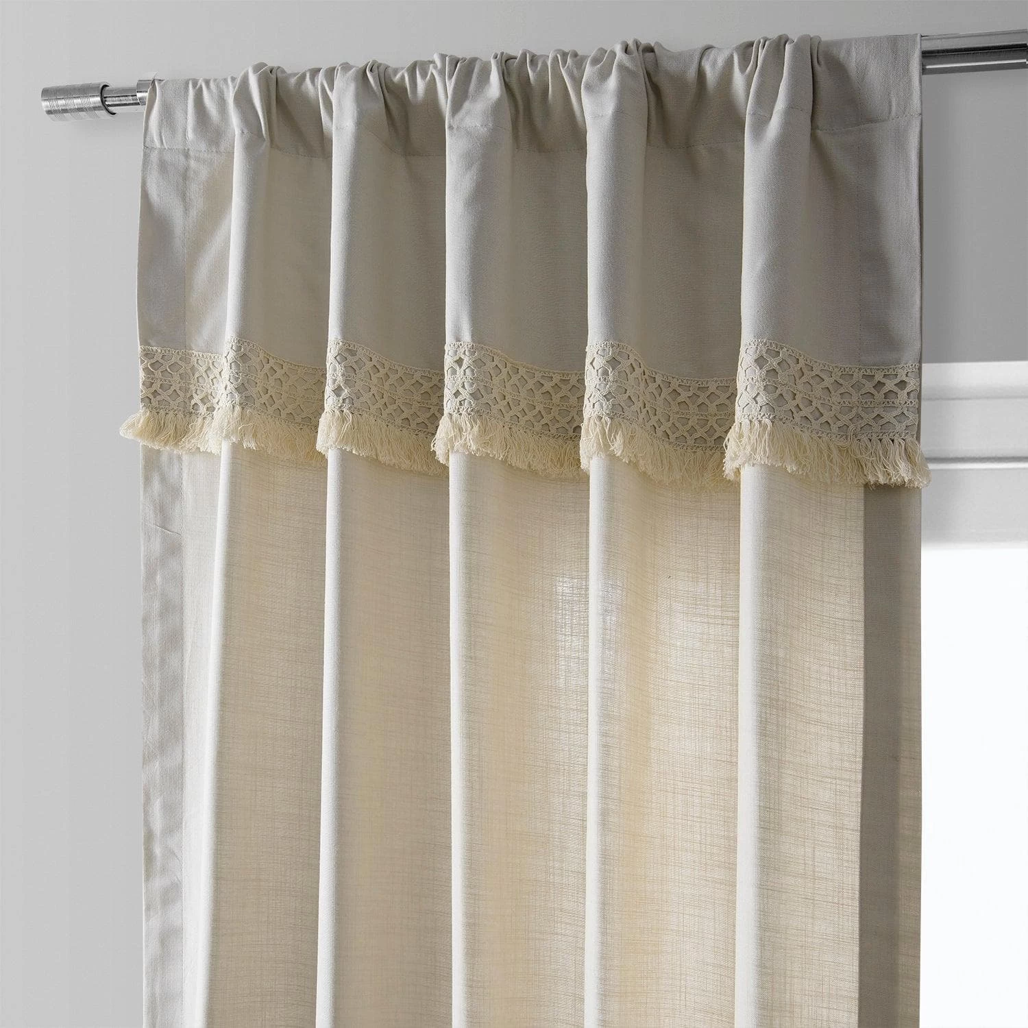 Sayville Modern Hampton Textured Cotton Curtain 6 Sayville Modern Hampton Textured Cotton Curtain - Image 4