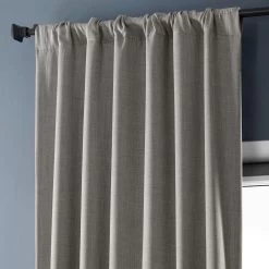Clay Textured Faux Linen Room Darkening Curtain 11 Clay Textured Faux Linen Room Darkening Curtain -Chic Curtains Shop 3 7a2b1a36 ede8 4473 a585 a2eb4b00e627