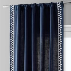Blue Harbor Modern Hampton Textured Cotton Curtain -Chic Curtains Shop 3 9aa08533 1f0a 492f a5cf 64aa06c476dd