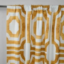 Mecca Gold Printed Cotton Curtain -Chic Curtains Shop 3 b60861dd ece3 4e0e b391 19bc7fb9a303
