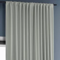 Oyster Extra Wide Textured Faux Linen Room Darkening Curtain -Chic Curtains Shop 3 c26db313 0971 402d 8b02 32ba0085f4dc