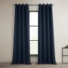 Nightfall Navy Grommet Textured Faux Linen Room Darkening Curtain -Chic Curtains Shop 44A 7ca4ecec 5ec6 449a b5b4 7ed7977f2eba