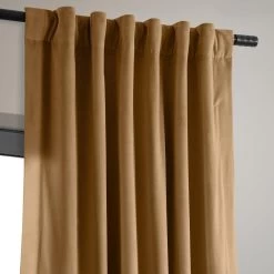 Gamboge Gold Signature Velvet Room Darkening Curtain Pair (2 Panels) 10 Gamboge Gold Signature Velvet Room Darkening Curtain Pair (2 Panels) -Chic Curtains Shop 4 1d8bf79c 344c 4c39 9f5c b7d020a8aaa9