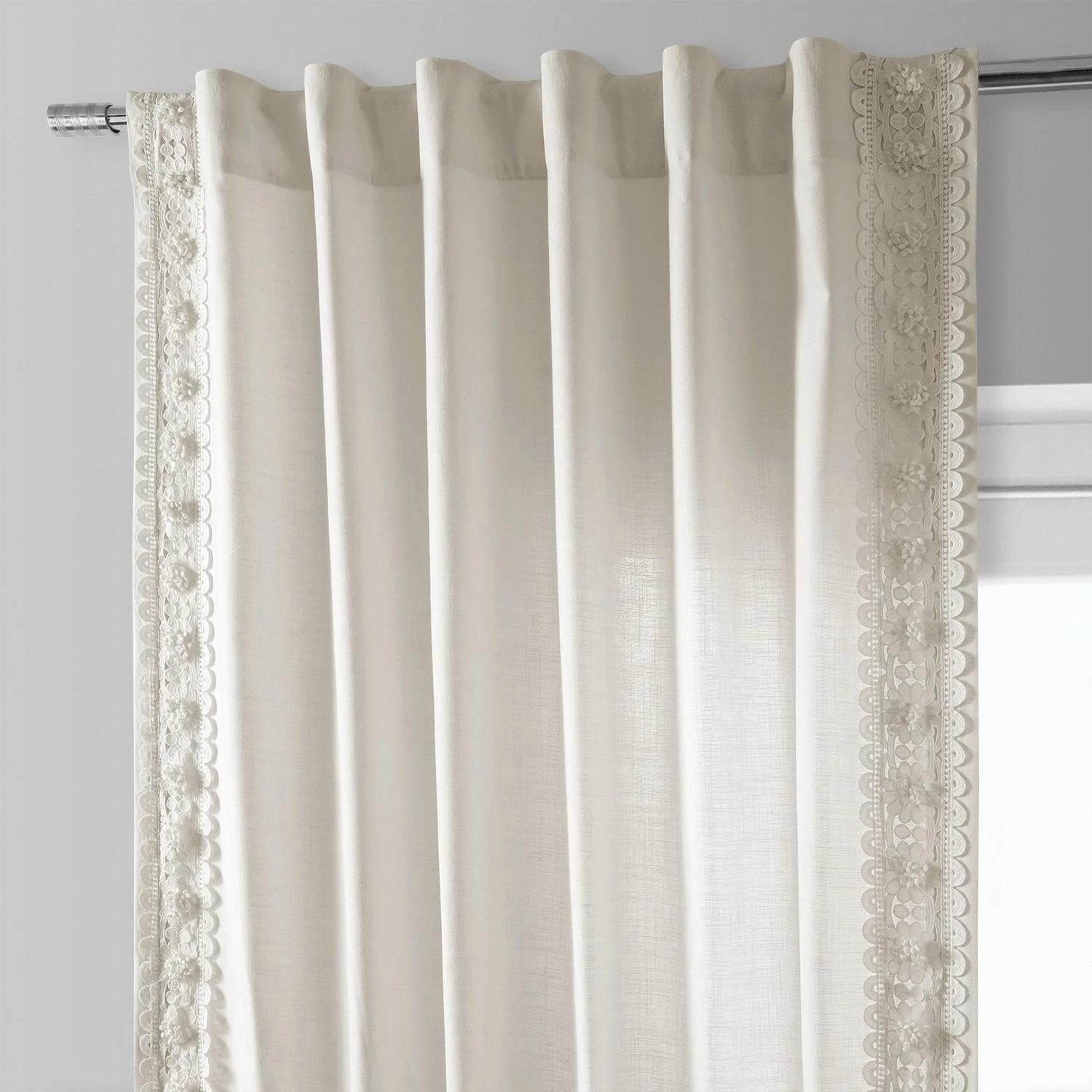 Primrose Modern Hampton Textured Cotton Curtain 5 Primrose Modern Hampton Textured Cotton Curtain - Image 3