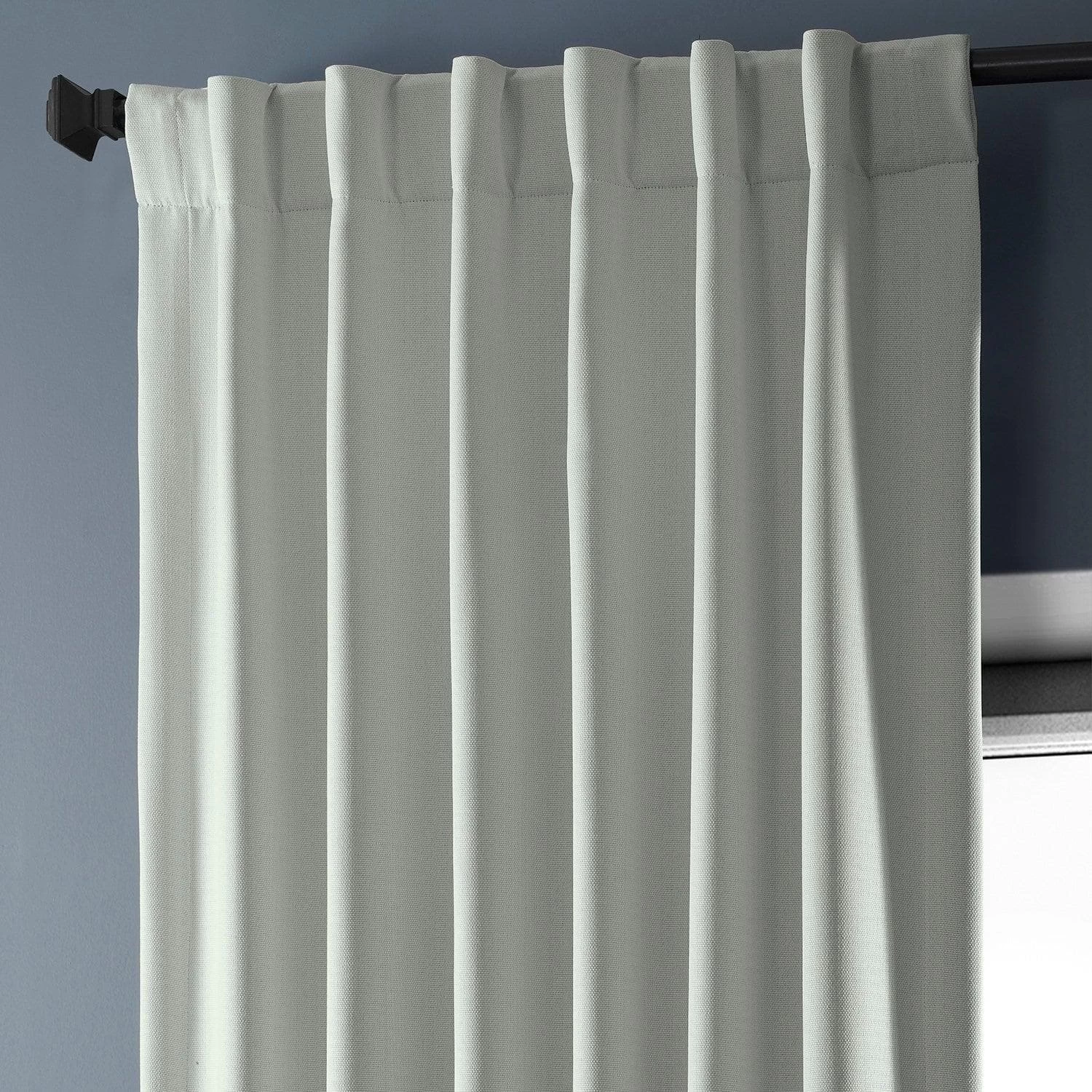 Oyster Textured Faux Linen Room Darkening Curtain 5 Oyster Textured Faux Linen Room Darkening Curtain - Image 3