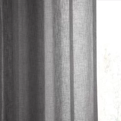 Gravel Grey Grommet Textured Faux Linen Sheer Curtain 11 Gravel Grey Grommet Textured Faux Linen Sheer Curtain -Chic Curtains Shop 4 409ba934 f991 4d00 9c08 bb46a14aea4b