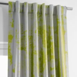 Dapple Green Printed Faux Linen Room Darkening Curtain 10 Dapple Green Printed Faux Linen Room Darkening Curtain -Chic Curtains Shop 4 6a18ba0d 35c1 431f b41c 70d769897179