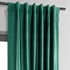 Carnival Green Textured Dupioni Silk Curtain -Chic Curtains Shop 4 6d8baa95 1b86 40f5 a41e 17e164ff467e
