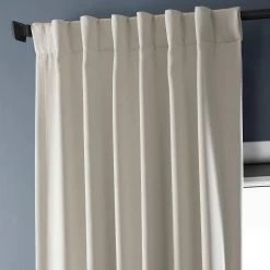 Birch Textured Faux Linen Room Darkening Curtain -Chic Curtains Shop 4 806b5102 a19e 4b6c 9253 95b08e6e2816