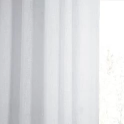 Aspen White Grommet Textured Faux Linen Sheer Curtain 11 Aspen White Grommet Textured Faux Linen Sheer Curtain -Chic Curtains Shop 4 9c529c86 56d7 4c81 9576 485d61559241