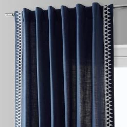 Blue Harbor Modern Hampton Textured Cotton Curtain -Chic Curtains Shop 4 bf19125d e544 496c b9fa b4c5e618f8b8