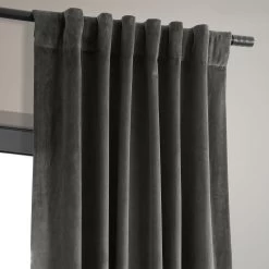 Colbalt Grey Signature Velvet Room Darkening Curtain Pair (2 Panels) 10 Colbalt Grey Signature Velvet Room Darkening Curtain Pair (2 Panels) -Chic Curtains Shop 4 c0f4f88e 6950 4e3c bc14 ba1c1328a664