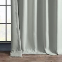 Oyster Textured Faux Linen Room Darkening Curtain 12 Oyster Textured Faux Linen Room Darkening Curtain -Chic Curtains Shop 5