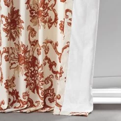 Indonesian Rust Printed Cotton Curtain -Chic Curtains Shop 5H e99d1745 67c8 4e34 9fe5 098e34443464