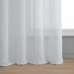 Aspen White Grommet Textured Faux Linen Sheer Curtain 12 Aspen White Grommet Textured Faux Linen Sheer Curtain -Chic Curtains Shop 5 31d249b0 944c 4796 89b7 0f4b64fea70a