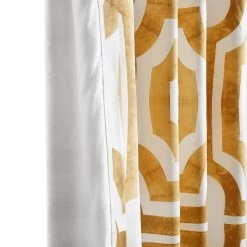 Mecca Gold Printed Cotton Curtain -Chic Curtains Shop 5 3c2f3989 825e 4e49 810f c8fb2108de82