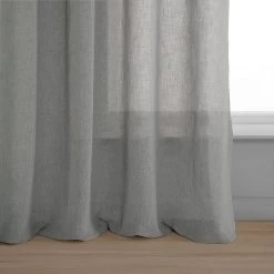 Paris Greige Grommet Textured Faux Linen Sheer Curtain 12 Paris Greige Grommet Textured Faux Linen Sheer Curtain -Chic Curtains Shop 5 3c63cbed 7871 4f8f 8365 0d2ec0802d34