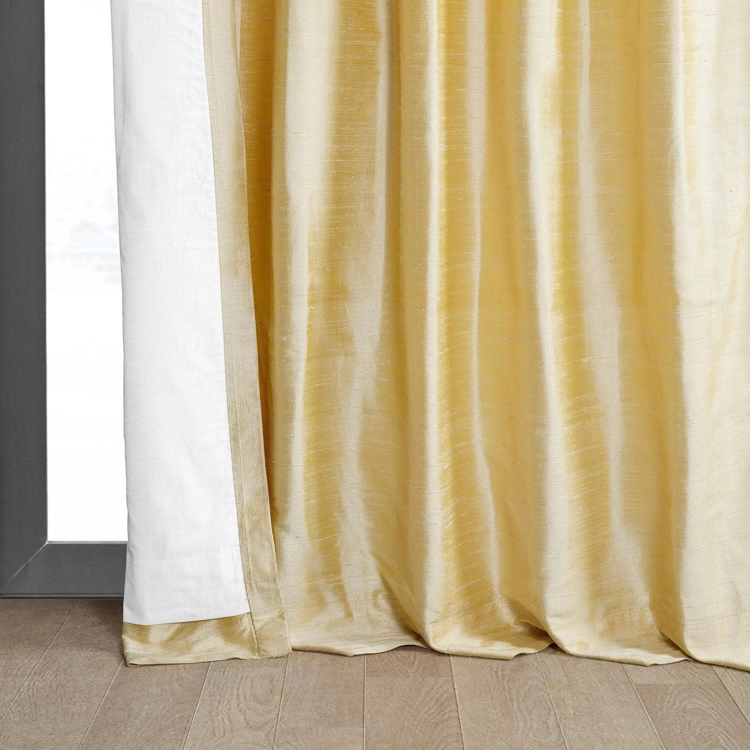 Sunlit Meadow Textured Dupioni Silk Curtain 7 Sunlit Meadow Textured Dupioni Silk Curtain - Image 5