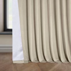 Angora Beige Extra Wide Signature Plush Velvet Hotel Blackout Curtain -Chic Curtains Shop 5 56d6b7c1 ea78 4232 a6f3 8af409a08722