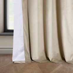 Angora Beige Signature Plush Velvet Hotel Blackout Curtain -Chic Curtains Shop 5 8cf9645a 310d 4a84 8cfe 07a3600a32c4