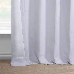 Temple Garden Blue Printed Faux Linen Room Darkening Curtain -Chic Curtains Shop 5 e0d89bb2 3300 47dd 9c9b 5c8eb7a7f99f