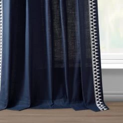 Blue Harbor Modern Hampton Textured Cotton Curtain -Chic Curtains Shop 5 eaf9ae13 7612 446b 98c3 ff8bbd2a939d