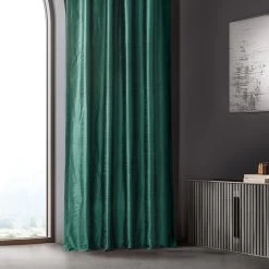 Carnival Green Textured Dupioni Silk Curtain -Chic Curtains Shop 6 0715fa87 0883 4424 bf97 023d5e9fedc4
