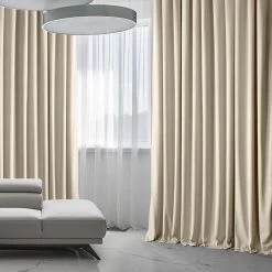 Angora Beige Extra Wide Signature Plush Velvet Hotel Blackout Curtain -Chic Curtains Shop 6 461e4d5c 128f 4f0b b47e d99b839d7b1f