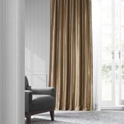 Gold Nugget Solid Faux Silk Taffeta Curtain 13 Gold Nugget Solid Faux Silk Taffeta Curtain -Chic Curtains Shop 6 93a6b252 90a2 4505 b364 93852829cee0