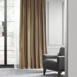 Gold Nugget Faux Silk Taffeta Blackout Curtain 13 Gold Nugget Faux Silk Taffeta Blackout Curtain -Chic Curtains Shop 6 9fe8455e c399 4417 ac5a 76f63abba4b3