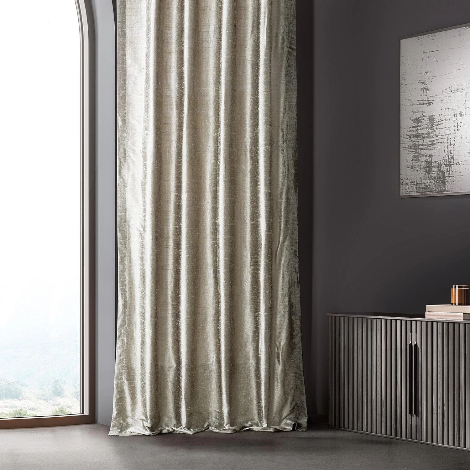 Cashmere Textured Dupioni Silk Curtain 8 Cashmere Textured Dupioni Silk Curtain - Image 6