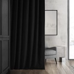 Deep Cerulean Signature Velvet Room Darkening Curtain Pair (2 Panels) -Chic Curtains Shop 6 c7282f24 bd0d 49d2 8d68 43445e735b74