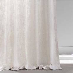Coconut Cream Belga Faux Linen Curtain -Chic Curtains Shop BFLN 2056 66729 4