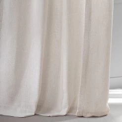 Coconut Cream Belga Faux Linen Curtain -Chic Curtains Shop BFLN 2056 66729 5